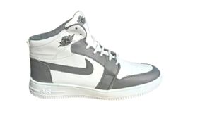 Nike Air Jordan 1 Grey Sneakers (First Copy)
