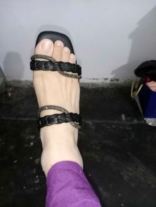 😍Black Braided Sandals😍