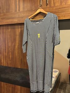 Strip One Piece Dress