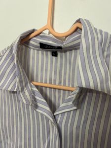 Striped Button-Down Shirt