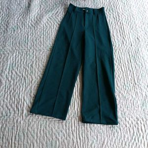Green Wide Leg Pants