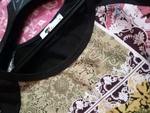 Patchwork Print Sleeveless Top