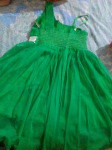 Green Party Dress