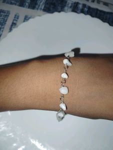 Gemstone Bracelet White