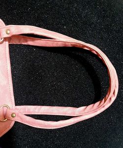 Stylish Rose Pink Colour Handbag 👜