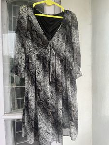 Stylish Animal Print Dress