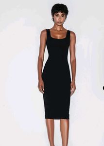Elan black bodycon knitted dress