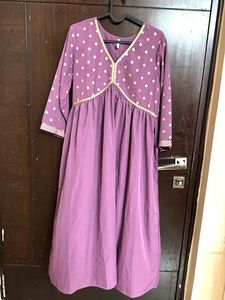 Purple Kurtha Set