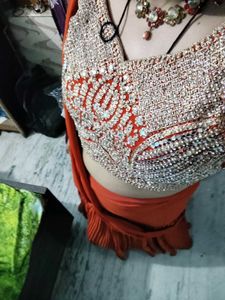 Mermaid Style Heavy Lehanga Type Dress Saree