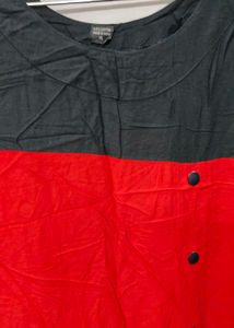 red black kurti