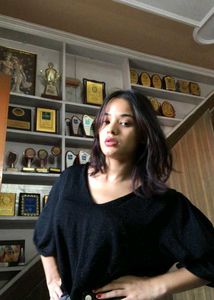H&amp;M Black Shimmer Top