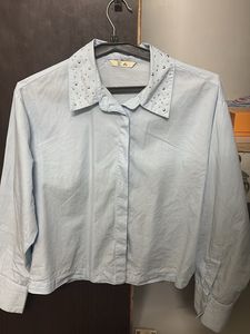Studded Light Blue Shirt