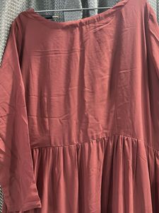 Mauve Sequin Detail Dress