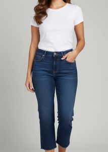 Dark Blue Capri Jeans