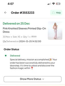 Newme Pink Knotted Floral Dress