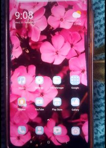4G Phone  with Abstract Ocean Design