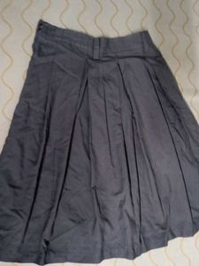 School Pleated Grey Skirt