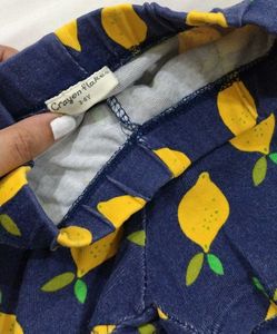 Lemon Print Kids Outfit