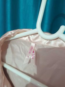 Pink Satin Pajama Shorts