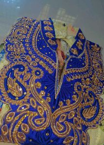 Floral Ethnic blue gown