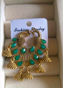 Peacock Earrings 😻
