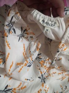 off shoulder Floral Print Dress