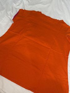 Classy Mother Earth Orange Tunic Top