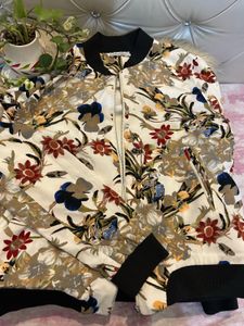 Printed Bomber Jacket