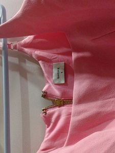 Pink Corset Crop Top
