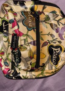 Sakroots Peace Floral Print Crossbody Bag
