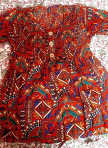 Printed Top Size 34