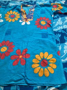 Very Nice Design Pure Cotton Short Kurta