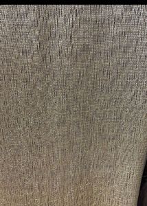 Gold Metallic Scarf with Fringe