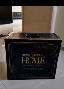 Cozy Brown Patterned Throw  Monte Carlo blanket