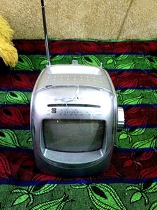 TV Small Old Type Tele Brand Radio Audio