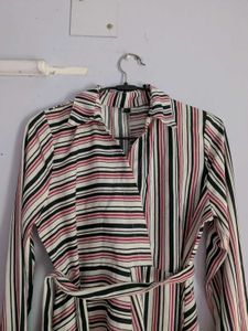 Pink Striped Dress