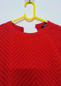 Red Chevron Top