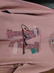 Pink Graphic Sweatshirt
