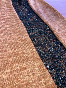 Knit Midi Slit Skirt