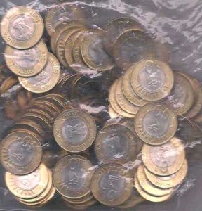 20 Rupees Coins 100 Pcs + 10 RupeesCoins 100pcs.
