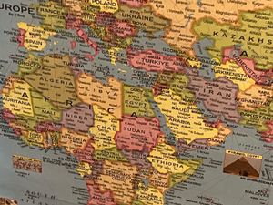 Brand New  World Map Poster