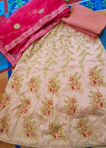 Unstitched Blouse Totally New Lehnga Choli With