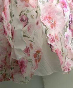 Organza Floral Printed Princess Dress