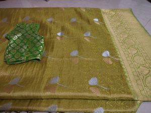 Banarasi Silk Saree &amp; Blouse