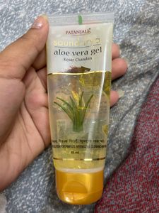 Garnier Skin Naturals Bright Complete Vitamin C Serum Cream + Patanjali Saundarya Aloevera Gel