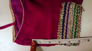 Gotta Patti Silk Saree With Readymade Blouse