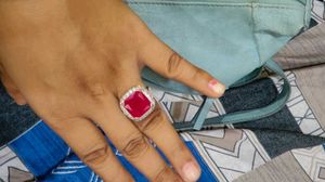 Red Stone Cocktail Ring