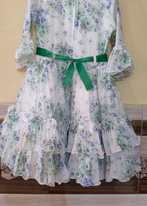 Floral Girls&#39; Party Dress