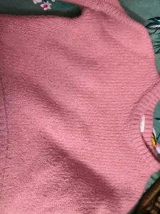 Pink Knit Sweater