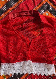 Net Koti/shrug For Blouse And Top Dress